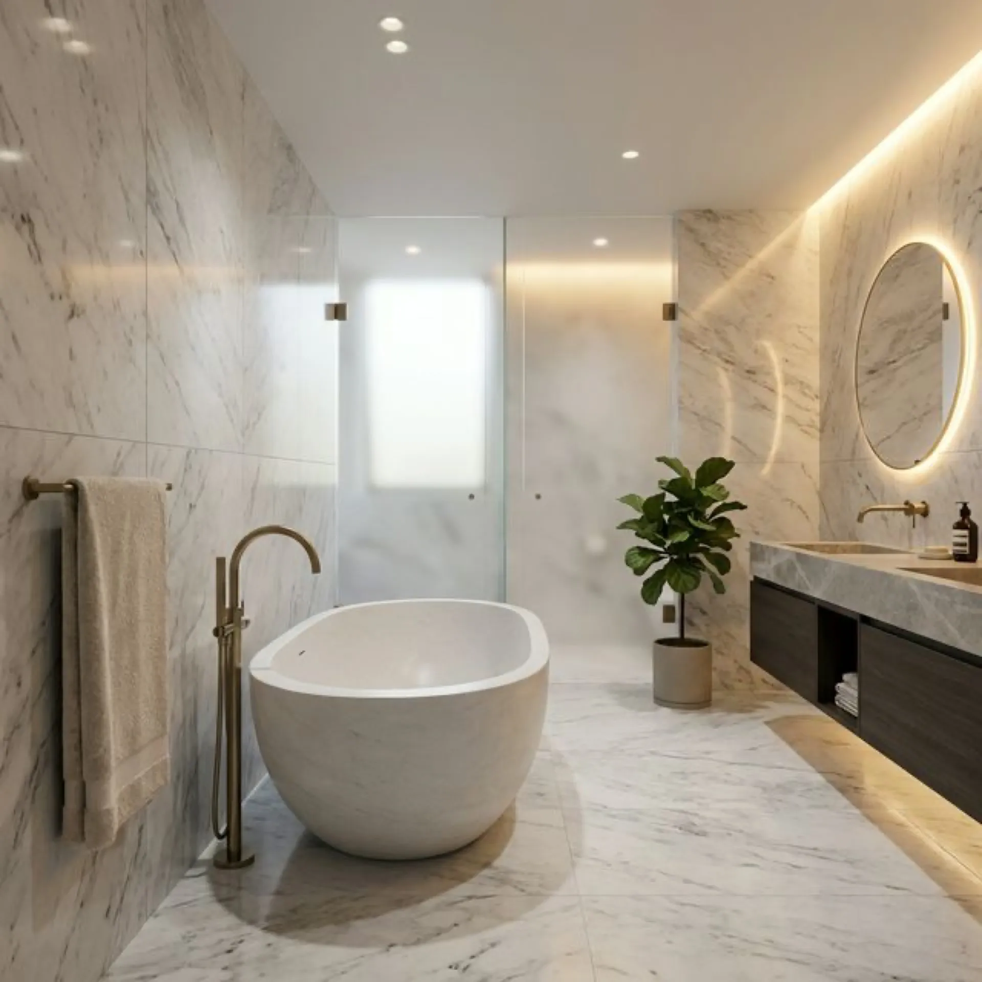 Modern bathroom design
