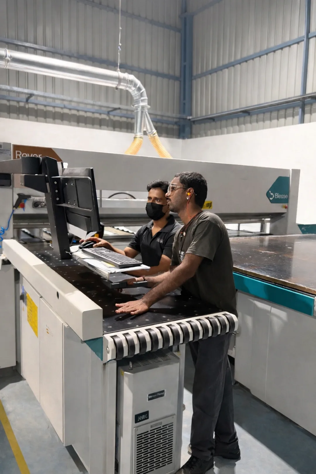 Elvenwood factory workers at work